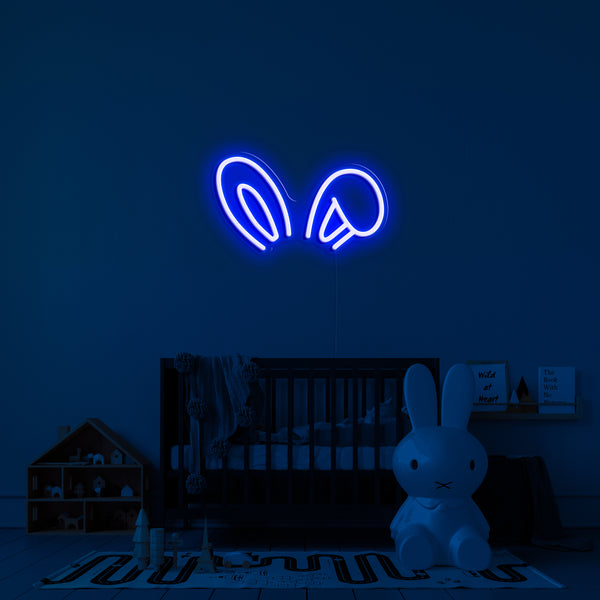 'Bunny Ears' Neon Sign