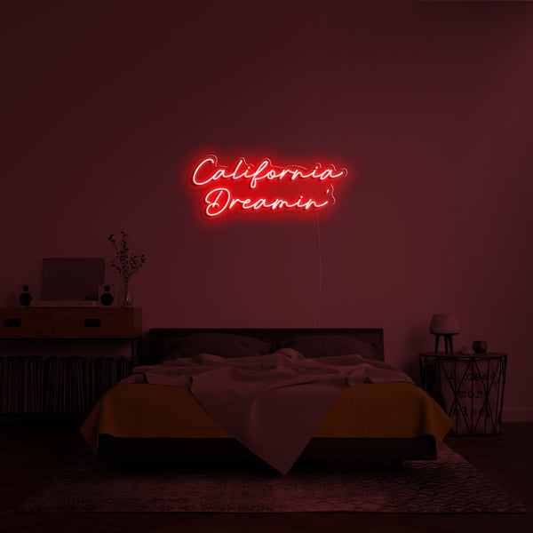 'California Dreamin' LED Neon Sign