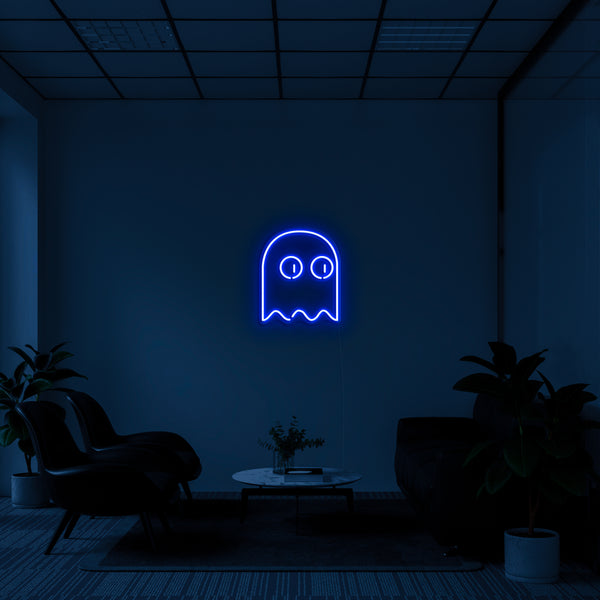 'Gamer Ghost' LED Neon Sign