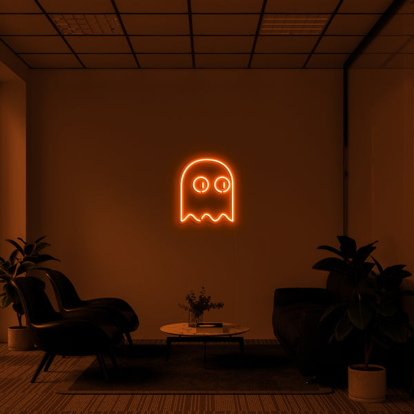 'Gamer Ghost' LED Neon Sign