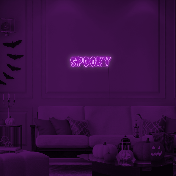 Halloween Spooky LED Neon Sign
