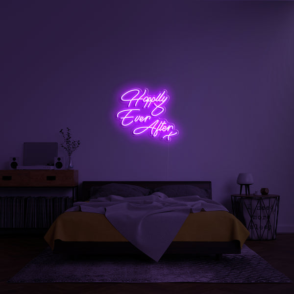 'Happily ever after' LED Neon Sign