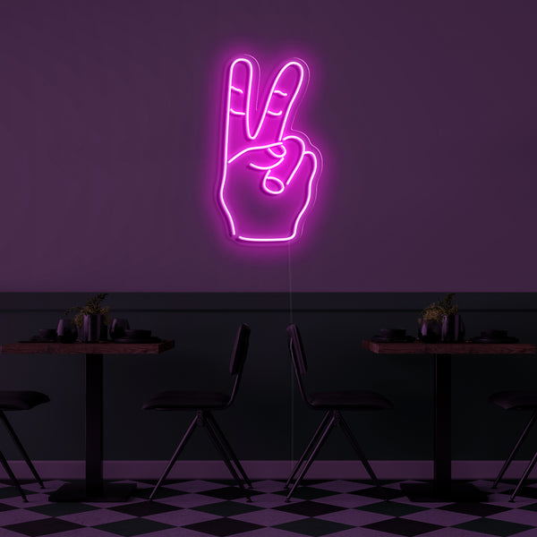 'Peace' LED Neon Sign