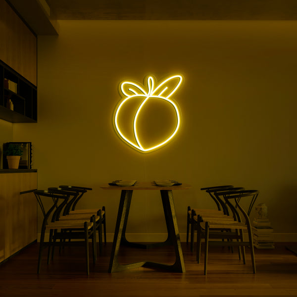 'Peach' LED Neon Sign